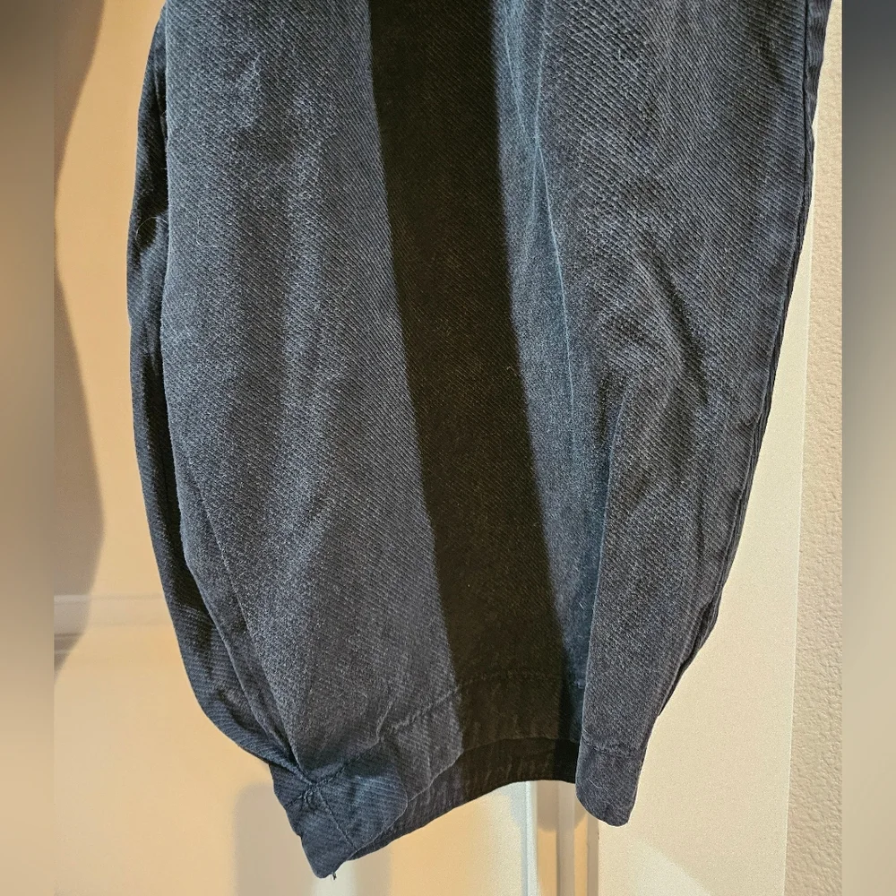 Sarina Pleated Barrel Trousers Cotton Lightweight Drapey Full Black Size 6 NWT - Picture 13 of 16